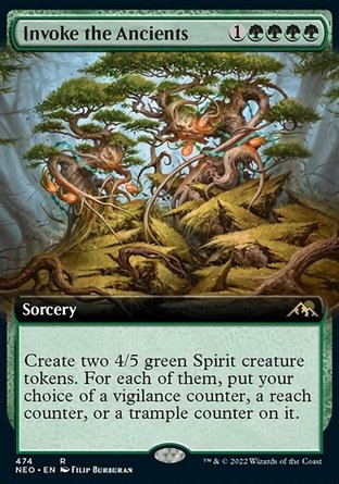 【JPN】 ☆Foil☆ 《召現先人/Invoke the Ancients》[神河霓朝紀]〔SP〕