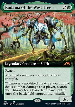 【JPN】《西樹木靈/Kodama of the West Tree》[神河霓朝紀]