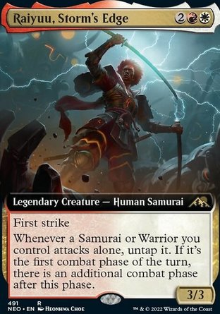 【JPN】《風暴利刃雷遊/Raiyuu, Storm's Edge》[神河霓朝紀]