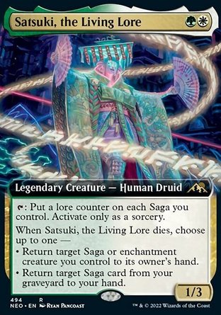 【JPN】《現世識庫佐津樹/Satsuki, the Living Lore》[神河霓朝紀]