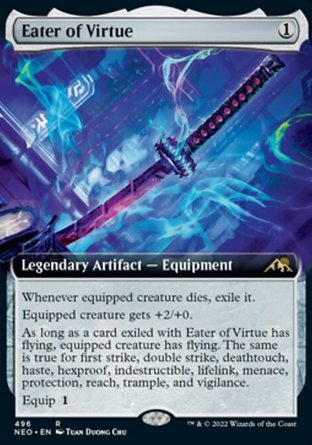 【JPN】《殘賢刃/Eater of Virtue》[神河霓朝紀]