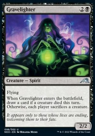 【JPN】《墓燈靈/Gravelighter》[神河霓朝紀]