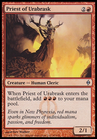 【JPN】《窪巴司牧師/Priest of Urabrask》[新非瑞克西亞]