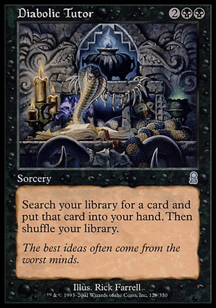 【JPN】《惡魔導師/Diabolic Tutor》[奧德賽]