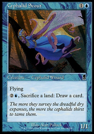 【JPN】《鱆人斥侯/Cephalid Scout》[奧德賽]