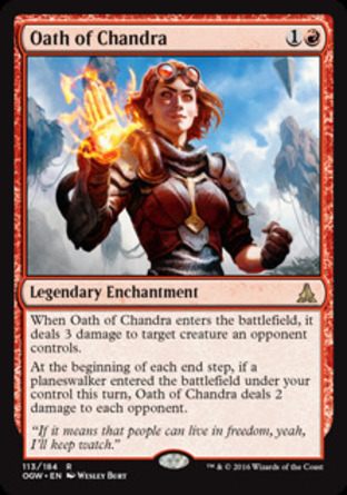 【JPN】《茜卓的誓約/Oath of Chandra》[守護者誓約]