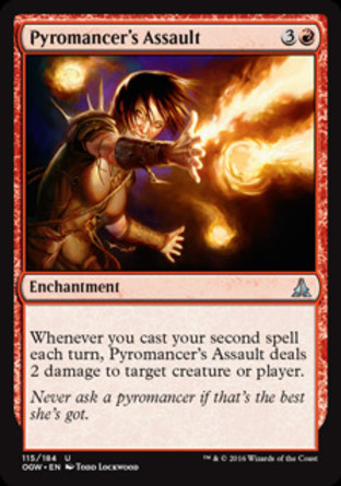 【JPN】《烈焰術士突襲/Pyromancer's Assault》[守護者誓約]