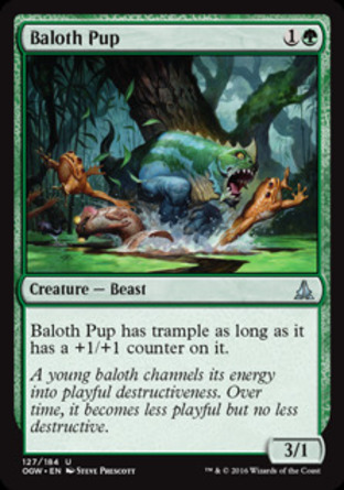 【JPN】《巴洛西幼獸/Baloth Pup》[守護者誓約]