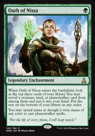 【JPN】《妮莎的誓約/Oath of Nissa》[守護者誓約]