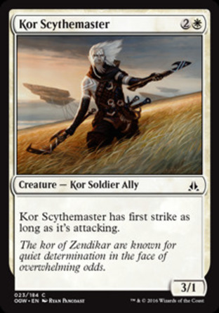 【JPN】《寇族鐮刃大師/Kor Scythemaster》[守護者誓約]