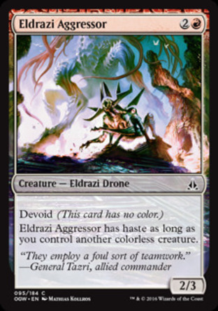 【JPN】《侵略奧札奇/Eldrazi Aggressor》[守護者誓約]