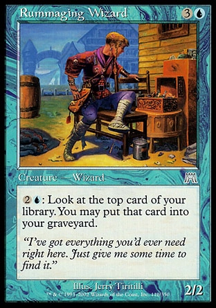 【JPN】《翻揀魔法師/Rummaging Wizard》[石破天驚]