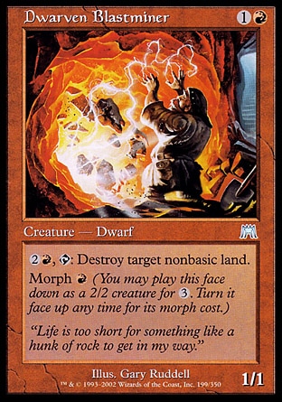 【JPN】《炸礦矮人/Dwarven Blastminer》[石破天驚]