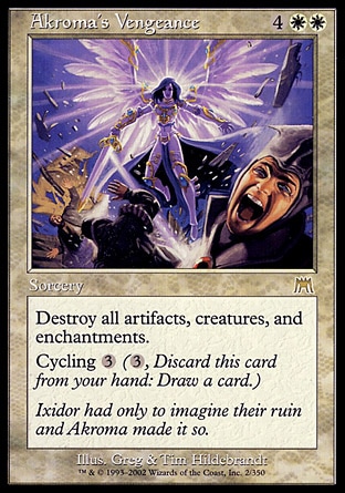 【CHT】 ☆Foil☆ 《愛若瑪的復仇/Akroma's Vengeance》[石破天驚]〔NM〕
