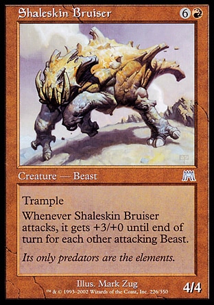 【JPN】《石皮搗擊獸/Shaleskin Bruiser》[石破天驚]