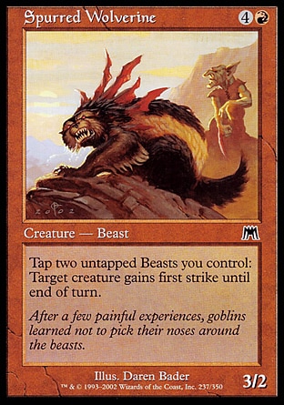 【JPN】《硬棘狼獾/Spurred Wolverine》[石破天驚]