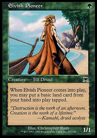 【JPN】《妖精拓荒者/Elvish Pioneer》[石破天驚]