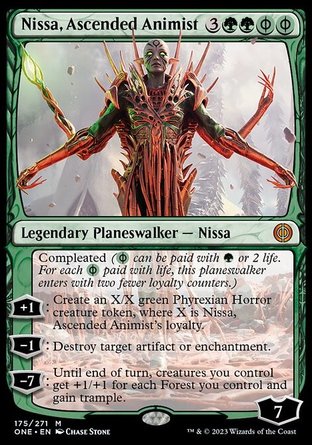 【ENG】《昇華物靈師妮莎/Nissa, Ascended Animist》[非瑞克西亞：萬界歸一]