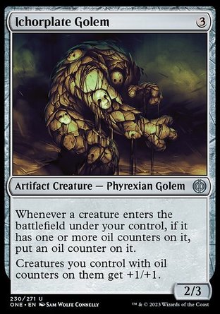 【ENG】《膿水甲魔像/Ichorplate Golem》[非瑞克西亞：萬界歸一]