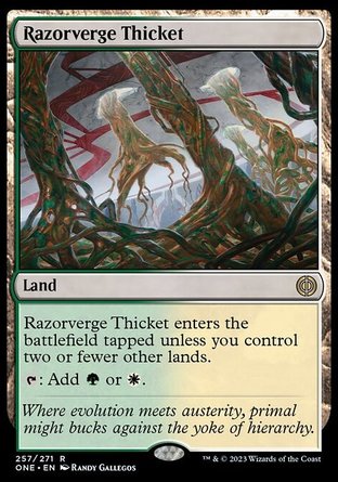 【ENG】《銳草陲灌叢/Razorverge Thicket》[非瑞克西亞：萬界歸一]