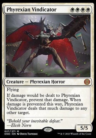 【ENG】《非瑞克西亞雪恨獸/Phyrexian Vindicator》[非瑞克西亞：萬界歸一]
