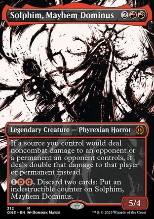 【JPN】 ☆Foil☆ 《破壞聖主索非穆/Solphim, Mayhem Dominus》[非瑞克西亞：萬界歸一]