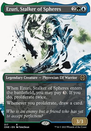 【ENG】《獄界行者伊祖黎/Ezuri, Stalker of Spheres》[非瑞克西亞：萬界歸一]