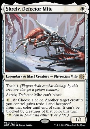 【JPN】 ☆Foil☆ 《叛逃蟲械斯勒夫/Skrelv, Defector Mite》[非瑞克西亞：萬界歸一]