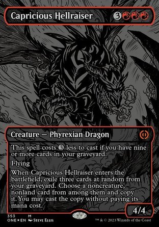 【ENG】 ☆Foil☆ 《任性龍煞/Capricious Hellraiser》[非瑞克西亞：萬界歸一]