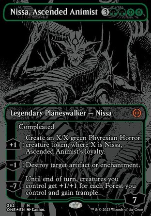 【ENG】 ☆Foil☆ 《昇華物靈師妮莎/Nissa, Ascended Animist》[非瑞克西亞：萬界歸一]