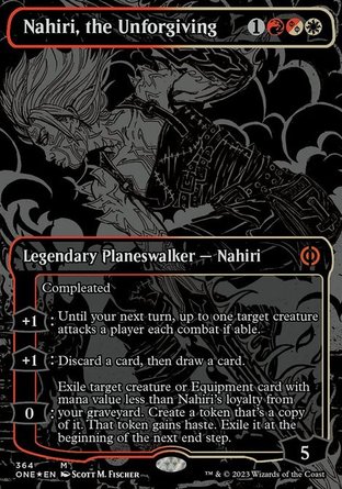【ENG】 ☆Foil☆ 《不息怨念娜希麗/Nahiri, the Unforgiving》[非瑞克西亞：萬界歸一]
