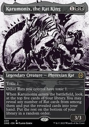 【ENG】《鼠王卡魯蒙/Karumonix, the Rat King》[非瑞克西亞：萬界歸一]