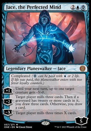 【JPN】 ☆Foil☆ 《至美心智傑斯/Jace, the Perfected Mind》[非瑞克西亞：萬界歸一]