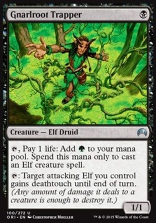 【JPN】《瘤根佈陷人/Gnarlroot Trapper》[魔法風雲會：起源]