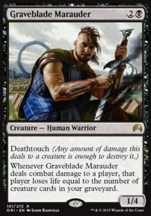 【JPN】《墓刃劫掠者/Graveblade Marauder》[魔法風雲會：起源]