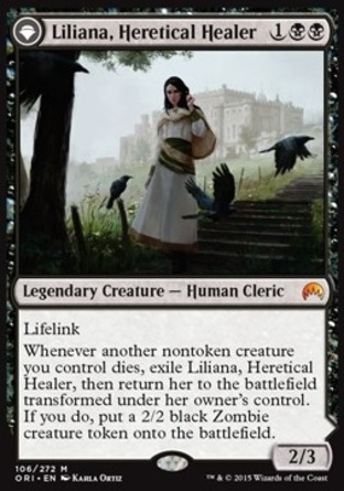 【JPN】《異端治療師莉蓮娜/Liliana, Heretical Healer》[魔法風雲會：起源 ]