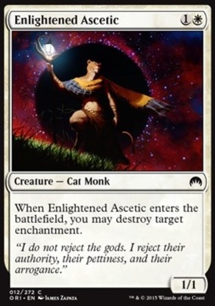 【JPN】《啟化苦修士/Enlightened Ascetic》[魔法風雲會：起源]