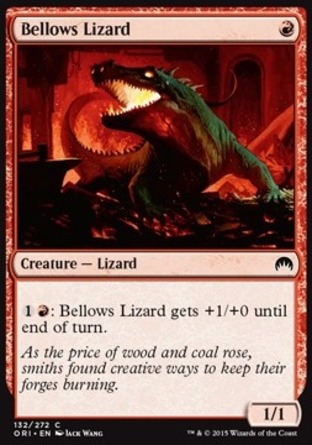 【JPN】《嚎吼蜥蜴/Bellows Lizard》[魔法風雲會：起源]