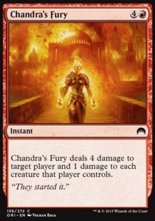 【JPN】《茜卓的怒火/Chandra's Fury》[魔法風雲會：起源]
