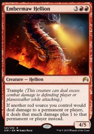 【JPN】《燼喉地獄獸/Embermaw Hellion》[魔法風雲會：起源]