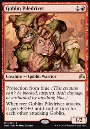 【JPN】《監軍鬼怪/Goblin Piledriver》[魔法風雲會：起源 ]