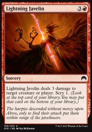 【JPN】《閃電標槍/Lightning Javelin》[魔法風雲會：起源]