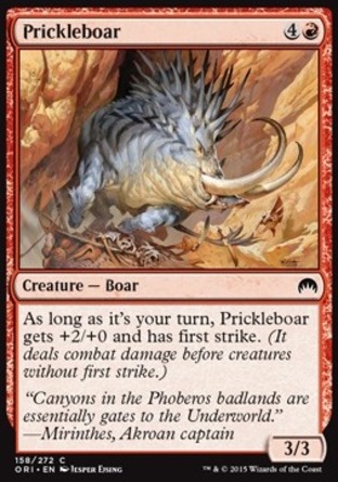 【JPN】《帶刺野豬/Prickleboar》[魔法風雲會：起源]
