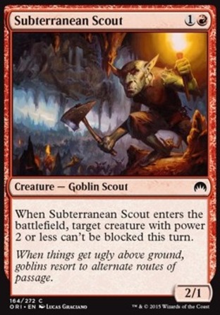 【JPN】《地底斥候/Subterranean Scout》[魔法風雲會：起源]
