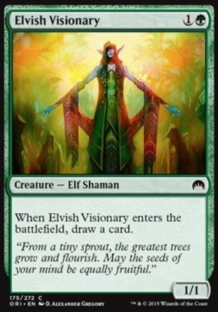 【JPN】《妖精幻視師/Elvish Visionary》[魔法風雲會：起源]