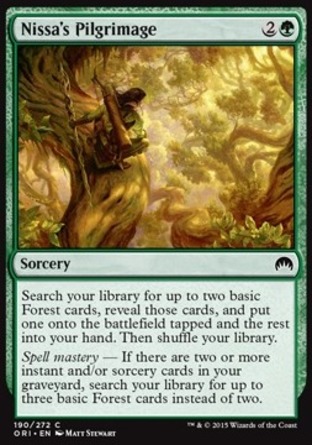 【JPN】《妮莎的朝聖/Nissa's Pilgrimage》[魔法風雲會：起源 ]