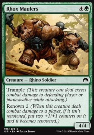 【JPN】《羅克虐殺兵/Rhox Maulers》[魔法風雲會：起源]