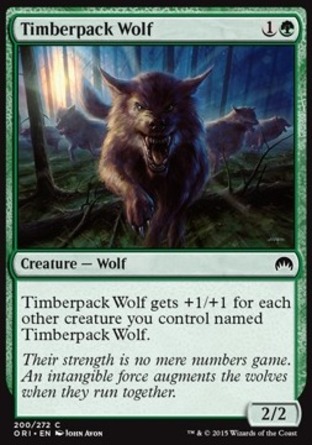【JPN】《林群狼/Timberpack Wolf》[魔法風雲會：起源]