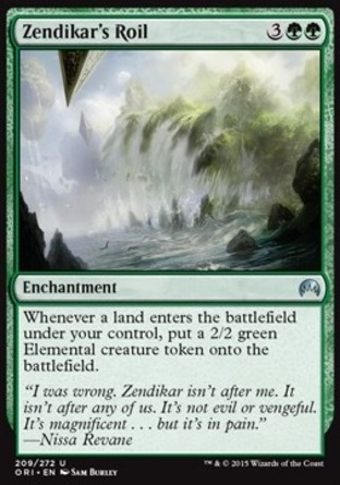【JPN】《贊迪卡的狂攪/Zendikar's Roil》[魔法風雲會：起源 ]