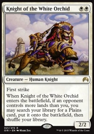 【JPN】《白蘭騎士/Knight of the White Orchid》[魔法風雲會：起源 ]